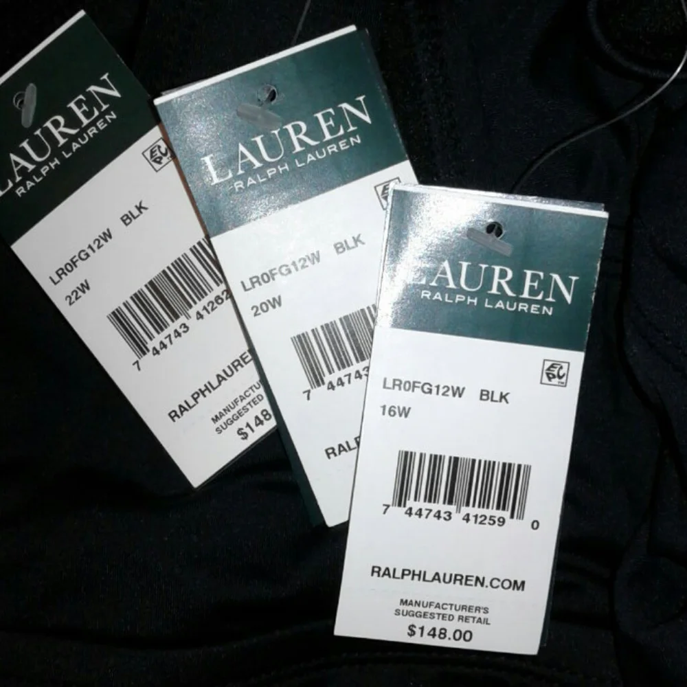 Ralph Lauren Black 1-piece Halter Swimsuit Plus - Picture 9 of 9